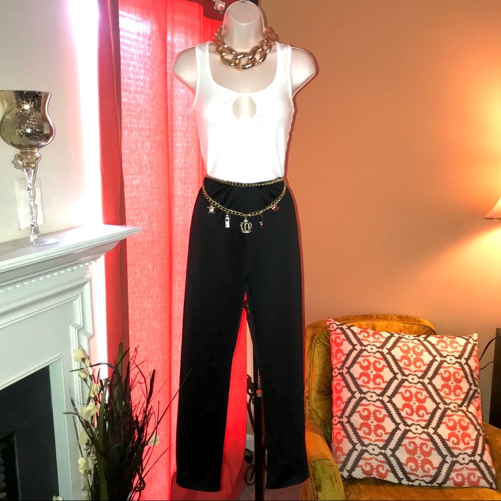 Bella Moda | Black & White Halter Jumpsuit